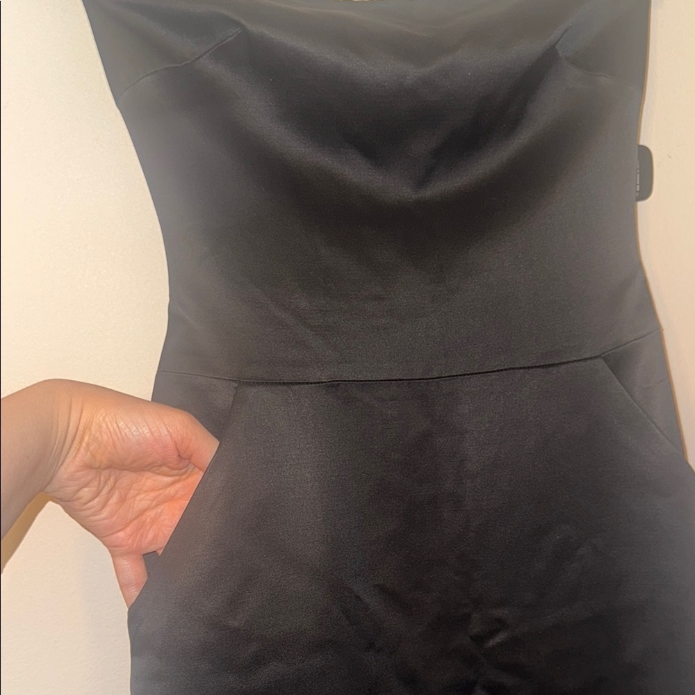 Tahari Black Strapless Sheath Dress - Picture 4 of 4